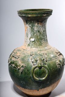 Chinese Parcel-Glazed Ceramic Vase