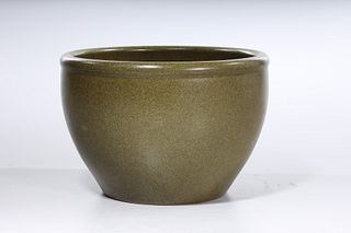 Chinese Teadust Glazed Porcelain Jar