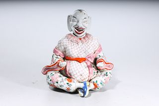 Meissen-Style Chinese Porcelain Nodder Figure