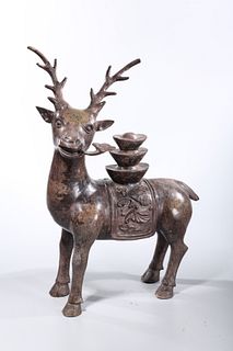 Chinese Bronze Deer