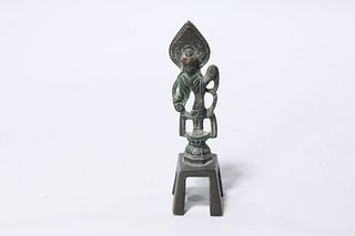 Antique Chinese Bronze Bodhisattva