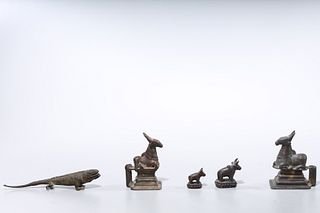 Group of Five Bronzes