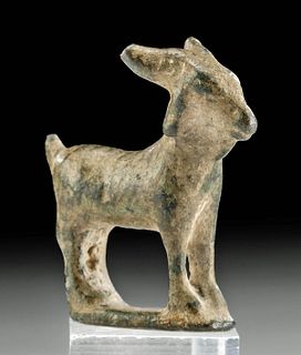 Miniature Roman Bronze Goat Figurine