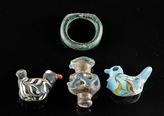 Phoenician Beads & Roman Glass Ring (4)