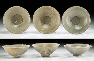 Three Chinese Song Dynasty Pottery Bowls - Sea Finds!