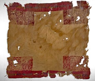 Pre-Columbian Peruvian Textile Fragment