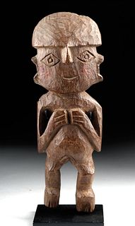 Fine Chancay Wood Anthropomorphic Figure