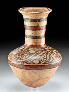 Large Cocle Long Neck Pottery Jar