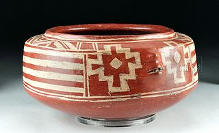 Fabulous / Large Chupicuaro Pottery Head Vessel