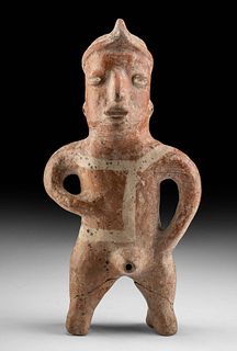 Colima Pottery Standing Male Figural Vessel