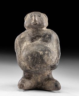 Mississippian Pottery Pregnant Female Figure  w/ TL