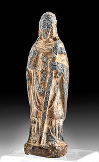 18th C. Western European Lead Religious Figurine