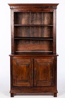 French Provincial Two-Part Cabinet
