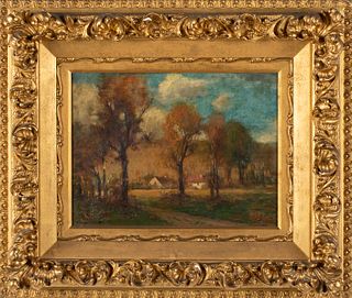 E. Loyal Field (NY/IL, 1856-1914), Landscape, O/C