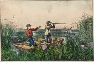 Currier and Ives, Water Rail Shooting