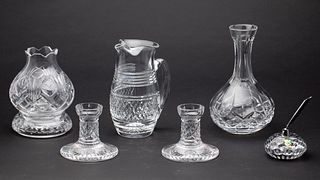 Group of 6 Waterford Crystal Articles