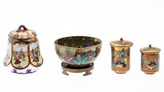 4 Japanese Ceramic Articles