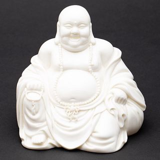 Chinese White Glass Buddha