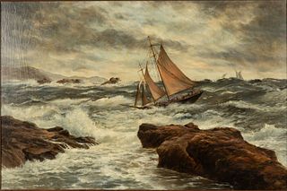 Dennis Lewan, Ye Old Boating Fool, Oil on Canvas