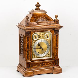 English Oak Mantle Clock