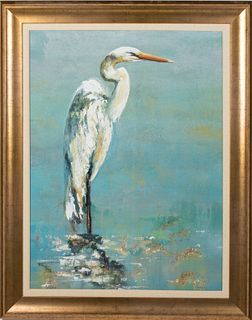 Large Egret Print