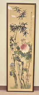 Chinese Painting of Flower and Bamboo