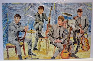 The Beatles Jigsaw 340 Piece Puzzle 1960s puzzle by NEMS Enterprises Ltd, 17" x 11", complete, in Fa