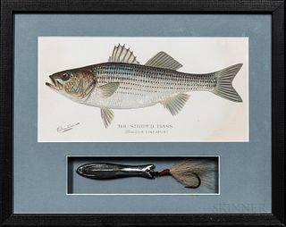 Two Framed Items Related to Fishing in Southeastern New England