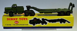 Dinky Toys Tank Transporter No.660 (Mighty Antar) in good condition with driver and in original box