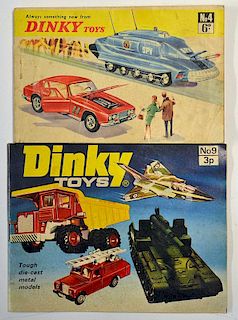 Dinky Toys Catalogues with lists 1968 No.4 and 1973 No.9 both in good condition (2)