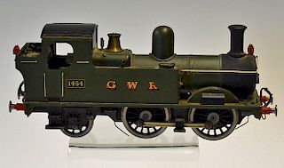 GWR 0 Gauge Electric Steam Train 0-6-0 No.1454, overall condition very clean