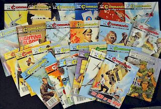 Selection of 100 Commando Comic's featuring issue numbers 1900 - 2400 all n very clean mint conditio