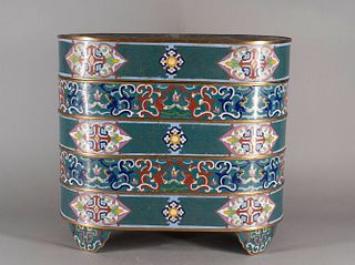 Chinese Cloisonne Food Container