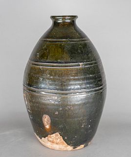 Temmoku Bottle Vase
