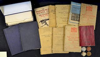 Firearms Training Selection of Booklets and Commemorative medals to consist of a large collection of