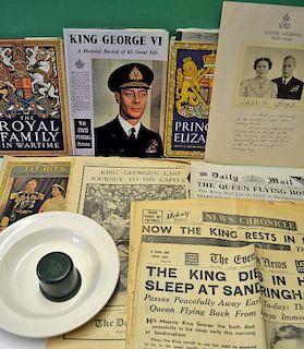 Royalty Great Selection of Ephemera, Magazines, Programmes and Postcards 1937 onwards in relation to