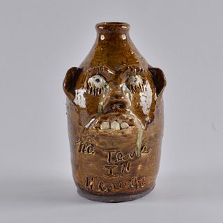 Marie Rogers Crying Eye Face Jug