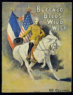 Entertainment Buffalo Bills Wild West Tour of France Official Souvenir Programme c1906 Paris a fine