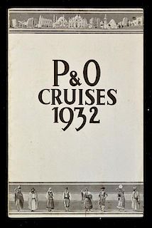 Maritime P&O CRUISES 1932 a 24 page publication with photographs of their Liner, its public accommod