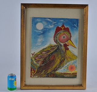 Vittorio Santini Painting (chicken)
