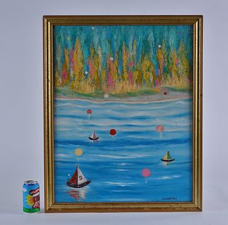 Vittorio Santini Painting (sailboats)