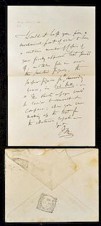 John Marshall handwritten letter dated 17th May 1886 in relation to medical papers, single sheet sig
