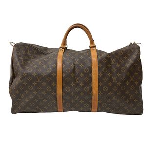 Louis Vuitton Monogram Travel Bag in Brown