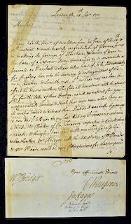 C19th copy of The Duke of Marlborough's last campaign -autograph letter from James Craggs the Elder