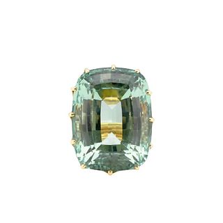Cartier Beryl and Diamond Ring