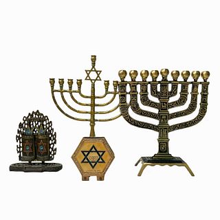 Assorted Lot of Jewish Religious Items.