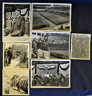 Original Press Photographs taken by Henrich Hoffman depicting Adolf Hitler and Nazi related scenes a