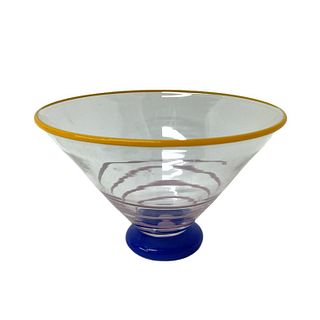Murano Decorated Glass Bowl