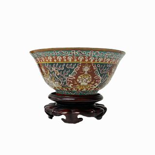 Benjarong Thai Porcelain Bowl