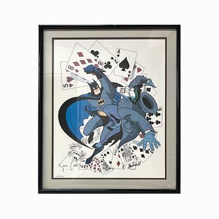 Batman Lithograph signed by Mark Hamill
